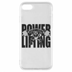 Чехол для iPhone 8 Powerlifting logo - PrintSalon