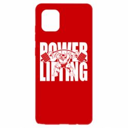 Чехол для Samsung Note 10 Lite Powerlifting logo - PrintSalon