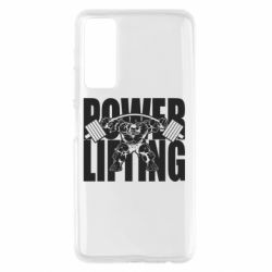 Чехол для Huawei P Smart 2021 Powerlifting logo - PrintSalon