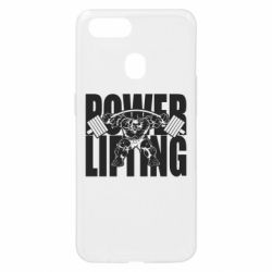 Чехол для Oppo A5s/A12 Powerlifting logo - PrintSalon