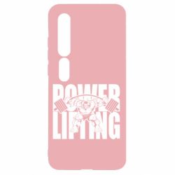 Чехол для Xiaomi Mi10/10 Pro Powerlifting logo - PrintSalon