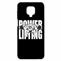 Чехол для Xiaomi Redmi Note 9S/9Pro/9Pro Max Powerlifting logo - PrintSalon