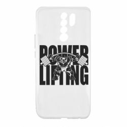Чехол для Xiaomi Redmi 9 Powerlifting logo