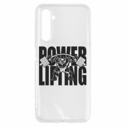 Чехол для Realme 6 Powerlifting logo