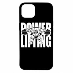 Чехол для iPhone 14 Powerlifting logo - PrintSalon