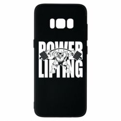 Чехол для Samsung S8 Powerlifting logo - PrintSalon