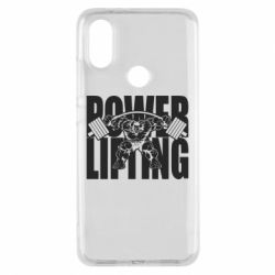 Чехол для Xiaomi Mi A2 Powerlifting logo - PrintSalon