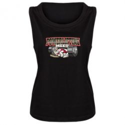 Женская майка Powerlifting Meet - PrintSalon