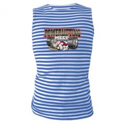 Майка-тельняшка Powerlifting Meet - PrintSalon