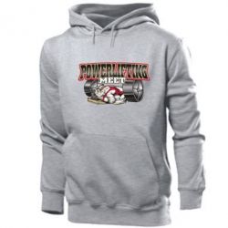 Мужское худи Powerlifting Meet - PrintSalon