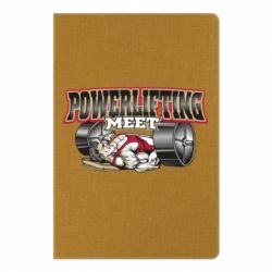 Блокнот с принто Powerlifting Meet - PrintSalon