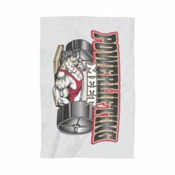 Полотенце с принтом Powerlifting Meet - PrintSalon