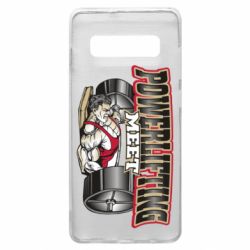 Чехол для Samsung S10+ Powerlifting Meet - PrintSalon