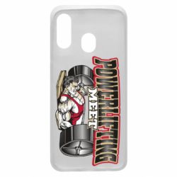 Чехол для Samsung A40 Powerlifting Meet - PrintSalon
