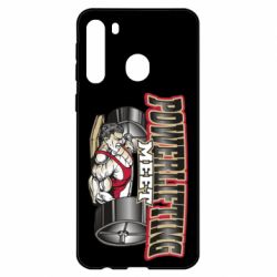 Чехол для Samsung A21 Powerlifting Meet - PrintSalon