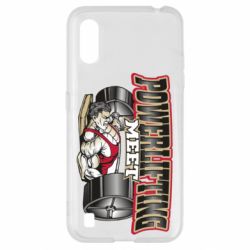 Чехол для Samsung A01/M01 Powerlifting Meet - PrintSalon