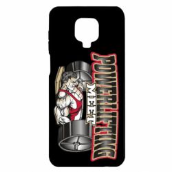 Чехол для Xiaomi Redmi Note 9S/9Pro/9Pro Max Powerlifting Meet - PrintSalon