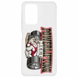 Чехол для Xiaomi Redmi Note 10 Pro Powerlifting Meet - PrintSalon