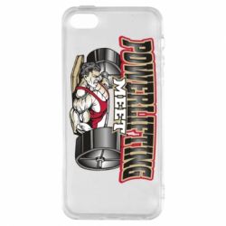 Чехол для iPhone5/5S/SE Powerlifting Meet - PrintSalon