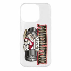 Чехол для iPhone 14 Pro Powerlifting Meet - PrintSalon