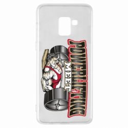 Чехол для Samsung A8+ 2018 Powerlifting Meet - PrintSalon