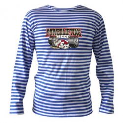 Тельняшка с длинным рукавом Powerlifting Meet - PrintSalon