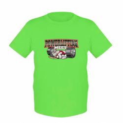 Детская футболка Powerlifting Meet - PrintSalon