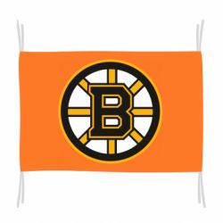Флаг Boston Bruins logo - PrintSalon