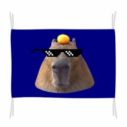 Флаг Capybara cool - PrintSalon