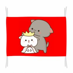 Флаг Чиби котики - PrintSalon