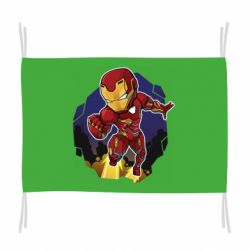 Флаг Flying Iron man - PrintSalon