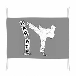 Флаг Каратэ удар - PrintSalon