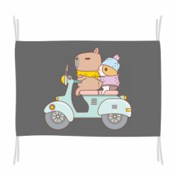 Флаг Капибара и Морская свинка - PrintSalon