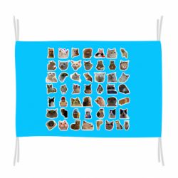 Флаг Коты мем. - PrintSalon