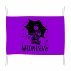 Прапор Венздей Вдамс и зонт - PrintSalon