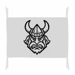 Флаг Викинг в Шлеме - PrintSalon