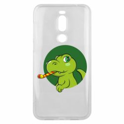 Чехол для Meizu X8 Праздничный динозавр - PrintSalon