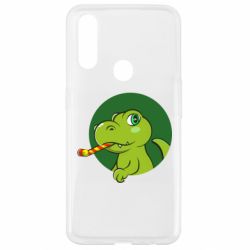 Чехол для Oppo A31 Праздничный динозавр - PrintSalon