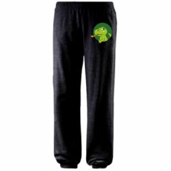 Штаны Праздничный динозавр - PrintSalon