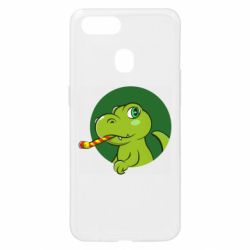 Чехол для Oppo A5s/A12 Праздничный динозавр - PrintSalon