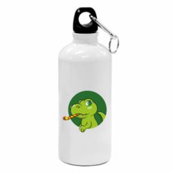 Фляга Праздничный динозавр - PrintSalon