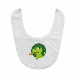 Слюнявчик  Праздничный динозавр - PrintSalon