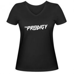 Женская футболка с V-образным вырезом Prodigy-PrintSalon Женская футболка с V-образным вырезом Prodigy