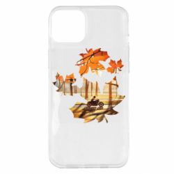 Чехол для iPhone 14 Plus Проезжая осень - PrintSalon