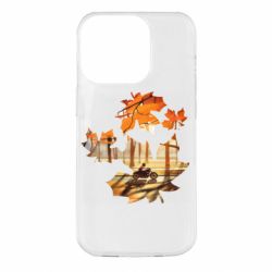 Чехол для iPhone 14 Pro Проезжая осень - PrintSalon
