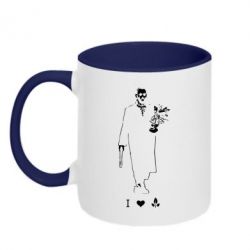 Чашка двокольорова Професійний кілер Леон