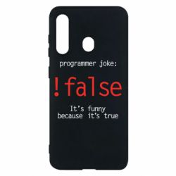 Чехол для Samsung M40 Programmer joke: !false - PrintSalon