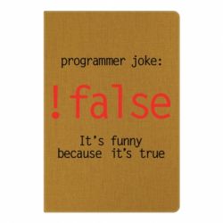 Блокнот с принто Programmer joke: !false - PrintSalon