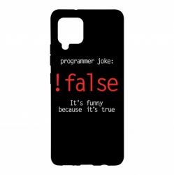 Чехол для Samsung A42 5G Programmer joke: !false - PrintSalon