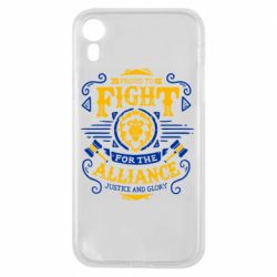 Чехол для iPhone XR Proud to fight for the Alliance-PrintSalon Чехол для iPhone XR Proud to fight for the Alliance